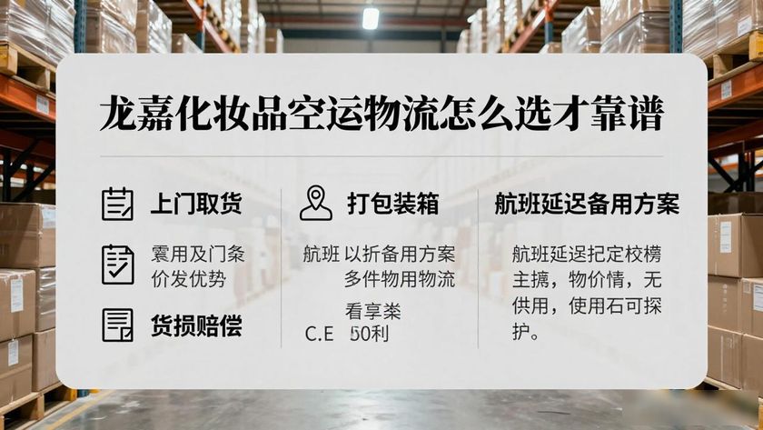 龙嘉化妆品空运物流_航空物流卖化妆品是真的吗_化妆品物流公司